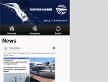 Tablet Screenshot of fichtner-marine.de